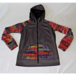 Burton Durable Goods Girls Large 12/14 Zip Hoodie Aztec Southwest Tribal